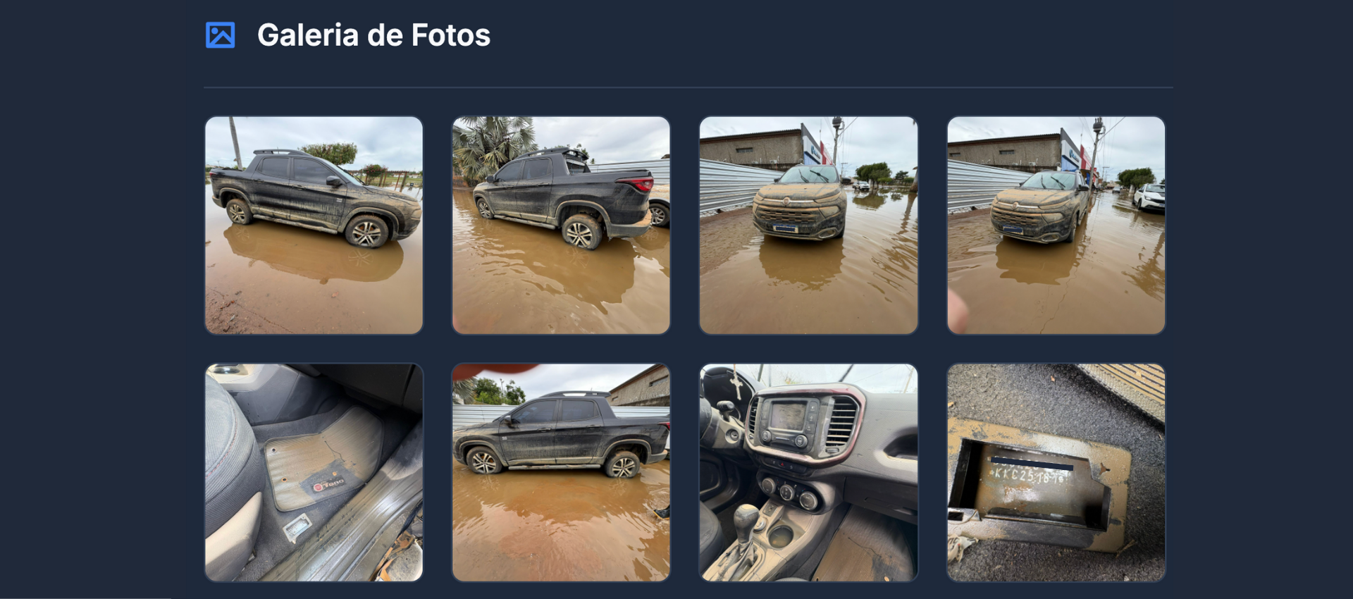 Galeria de fotos do veículo